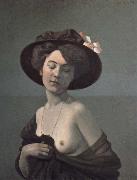 Woman in a Black Hat Felix Vallotton
